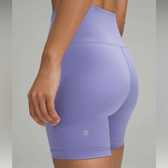 lululemon athletica Pants - Lululemon Wunder Train High Rise Short 6” in Dark Lavender Size 2